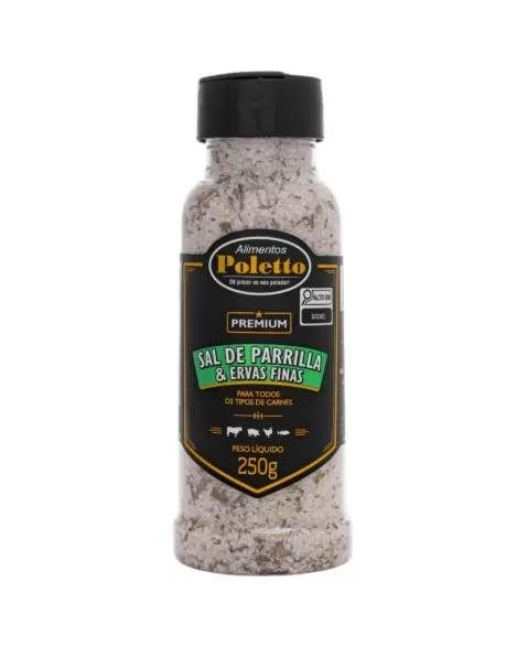 SAL DE PARRILLA & ERVAS FINAS POLETTO 250G