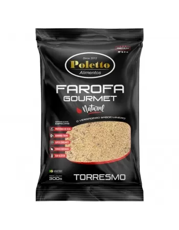FAROFA POLETTO GOURMET SABOR TORRESMO 300G
