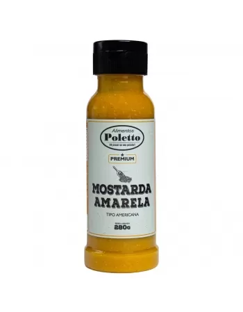 MOSTARDA AMARELA TIPO AMERICANA POLETTO 280G