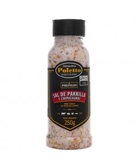 SAL DE PARRILLA E CHIMICHURRI POLETTO 250G