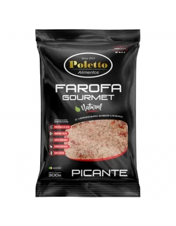 FAROFA POLETTO GOURMET SABOR PICANTE 300G