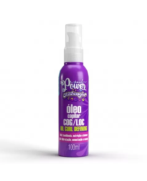 ÓLEO CAPILAR COG/LOC SOUL POWER OIL CURL DEFINING 100 ML