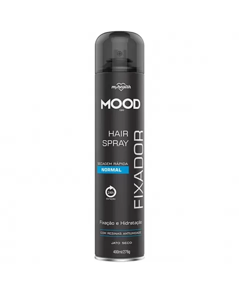 FIXADOR PARA CABELOS MOOD HAIR SPRAY PROFISSIONAL NORMAL 400ML / 276GR