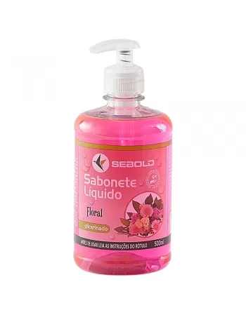 SABONETE LÍQUIDO SEBOLD FLORAL 500ML (PUMP)