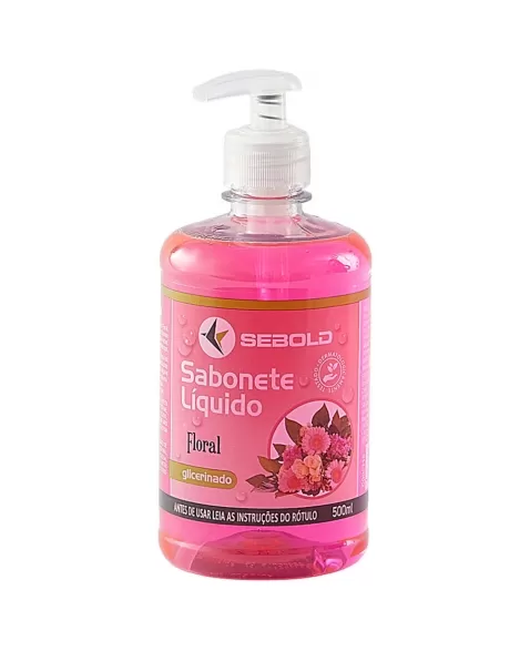 SABONETE LÍQUIDO SEBOLD FLORAL 500ML (PUMP)