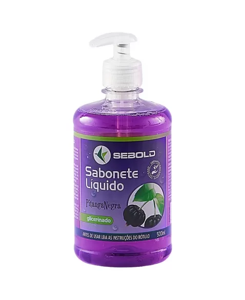 SABONETE LÍQUIDO SEBOLD PITANGA NEGRA 500ML (PUMP)