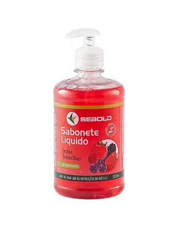 SABONETE LÍQUIDO SEBOLD FRUTAS VERMELHAS 500ML (PUMP)