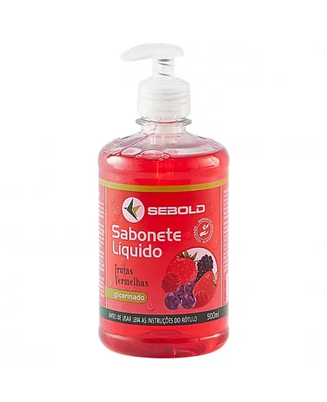 SABONETE LÍQUIDO SEBOLD FRUTAS VERMELHAS 500ML (PUMP)