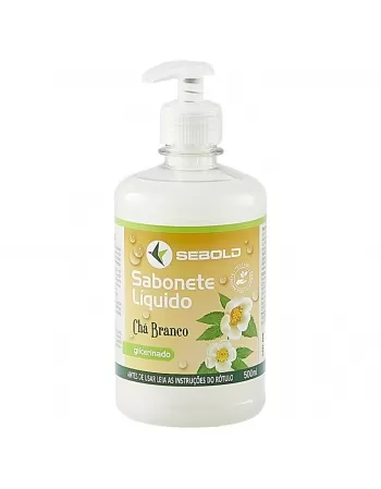 SABONETE LÍQUIDO SEBOLD CHÁ BRANCO 500ML (PUMP)