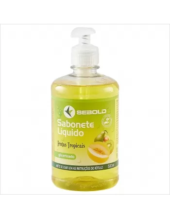SABONETE LÍQUIDO SEBOLD FRUTAS TROPICAIS 500ML (PUMP)