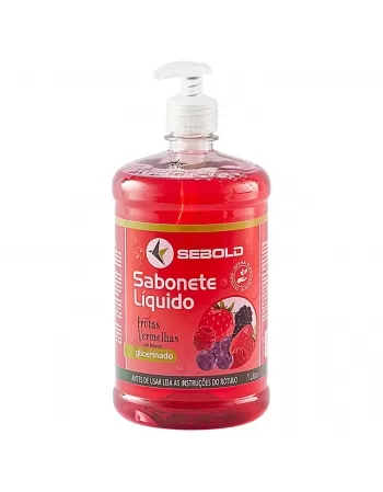 SABONETE LÍQUIDO SEBOLD FRUTAS VERMELHAS 1L (PUMP)