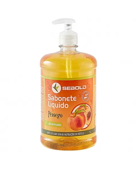 SABONETE LÍQUIDO SEBOLD PÊSSEGO 1L (PUMP)