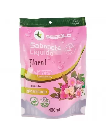 SABONETE LÍQUIDO SEBOLD FLORAL 400ML (REFIL)