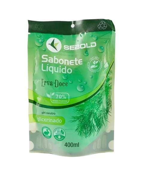 SABONETE LÍQUIDO SEBOLD ERVA-DOCE 400ML (REFIL)