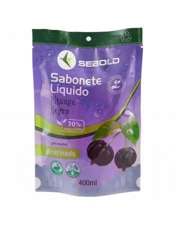 SABONETE LÍQUIDO SEBOLD PITANGA NEGRA 400ML (REFIL)