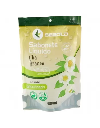 SABONETE LÍQUIDO SEBOLD CHÁ BRANCO 400ML (REFIL)