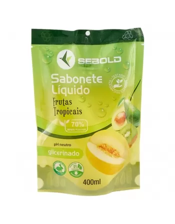 SABONETE LÍQUIDO SEBOLD FRUTAS TROPICAIS 400ML (REFIL)