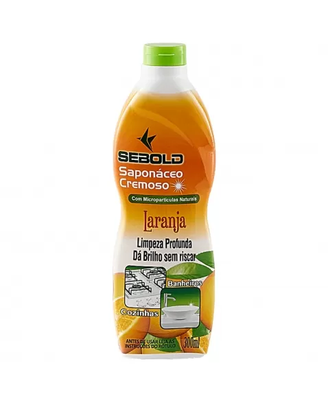 SAPONÁCEO CREMOSO SEBOLD LARANJA 300ML