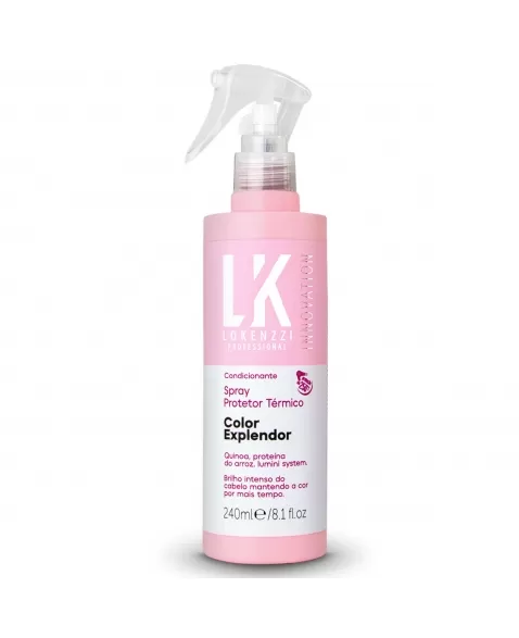 SPRAY PROTETOR TÉRMICO COLOR EXPLENDOR LOKENZZI 240ML