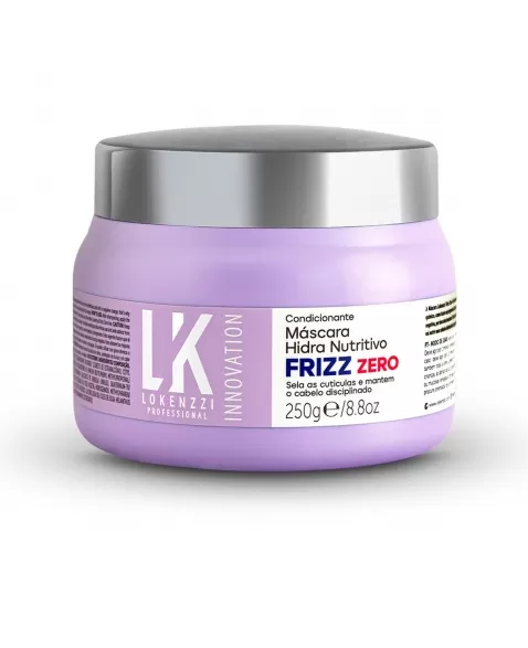 MÁSCARA HIDRA NUTRITIVA FRIZZ ZERO LOKENZZI 250G