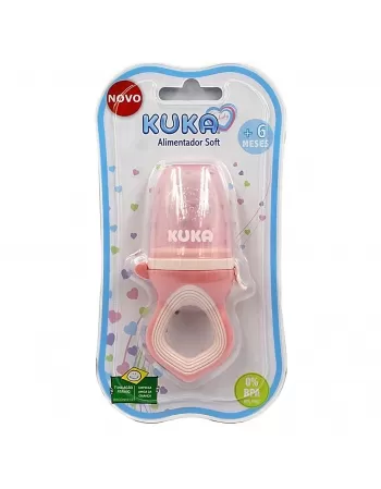 ALIMENTADOR SOFT KUKA ROSA +6 MESES C/1 UNIDADE (7732)