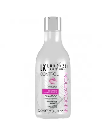SHAMPOO VEGANO PARA CABELOS OLEOSOS LOKENZZI 320ML