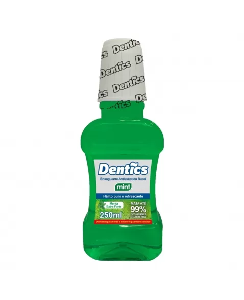ENXAGUATÓRIO BUCAL DENTICS MINT 250ML