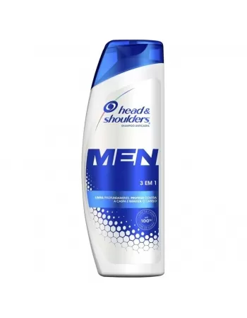 SHAMPOO HEAD&SHOULDERS MEN ANTICASPA 3 EM 1 200ML