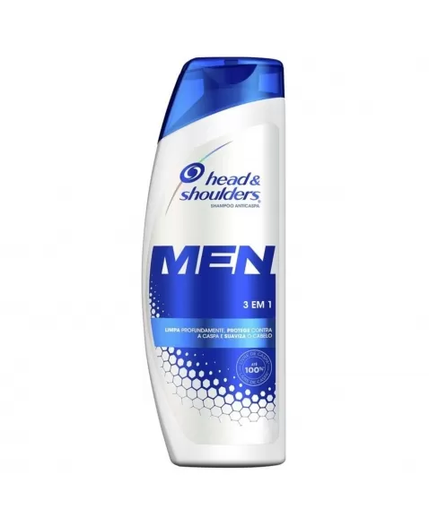 SHAMPOO HEAD&SHOULDERS MEN ANTICASPA 3 EM 1 200ML