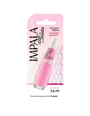 ESMALTE PARA UNHAS IMPALA BLISTER VIBRAÇÕES CREMOSO 7,5ML