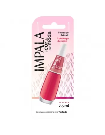 ESMALTE PARA UNHAS IMPALA BLISTER TOMATE CREMOSO 7,5ML