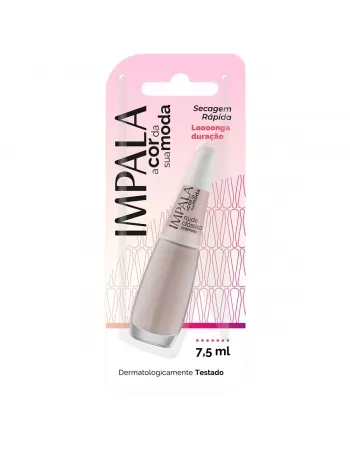 ESMALTE PARA UNHAS IMPALA BLISTER NUDE CLÁSSICO CREMOSO 7,5ML
