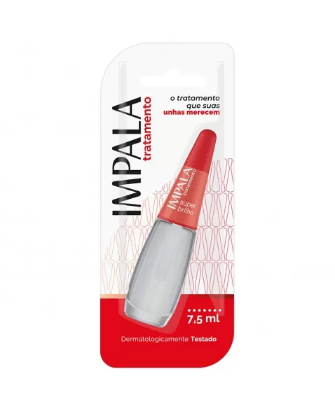 ESMALTE PARA UNHAS IMPALA BLISTER SUPER BRILHO DE TRATAMENTO 7,5 ML
