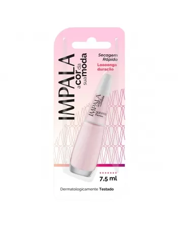 ESMALTE PARA UNHAS IMPALA BLISTER GATINHA CREMOSO 7,5ML