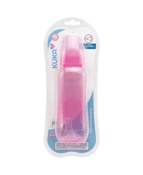 MAMADEIRA AQUARELA KUKA BICO UNIVERSAL ROSA 250ML (1417)