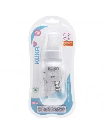 MAMADEIRA NATURAL KUKA BICO UNIVERSAL BRANCA 160ML (1502)