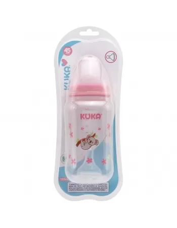 MAMADEIRA BIG NATURAL KUKA BICO UNIVERSAL ROSA 330ML (1512)