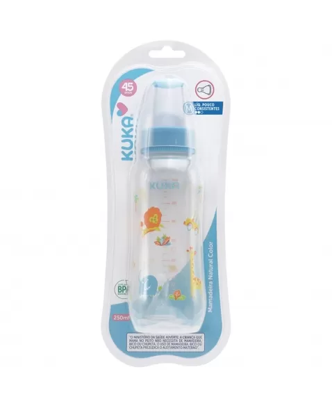 MAMADEIRA NATURAL COLOR KUKA BICO UNIVERSAL AZUL 250ML (1541)