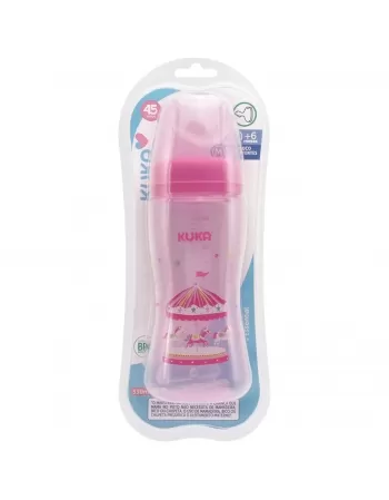 MAMADEIRA ESSENTIAL KUKA BICO ORTODÔNTICO Nº2 MAIOR 6 MESES ROSA 330ML (1777)