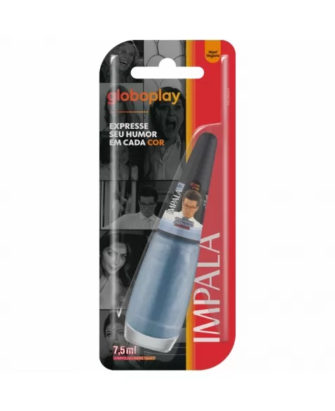 ESMALTE PARA UNHAS IMPALA BLISTER GLOBOPLAY RAINHA DO NILO ACETINADO 7,5ML