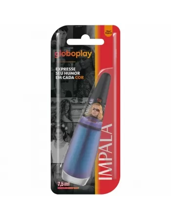 ESMALTE PARA UNHAS IMPALA BLISTER GLOBOPLAY ALUCICRAZY ACETINADO 7,5ML