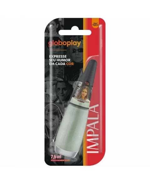 ESMALTE PARA UNHAS IMPALA BLISTER GLOBOPLAY TÔ COM REIVA ACETINADO 7,5ML