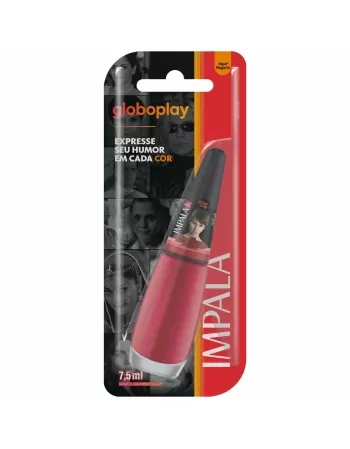 ESMALTE PARA UNHAS IMPALA BLISTER GLOBOPLAY ME CHAME DE SENHORA ACETINADO 7,5ML