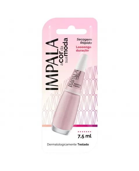 ESMALTE PARA UNHAS IMPALA BLISTER SERENA CREMOSO 7,5ML