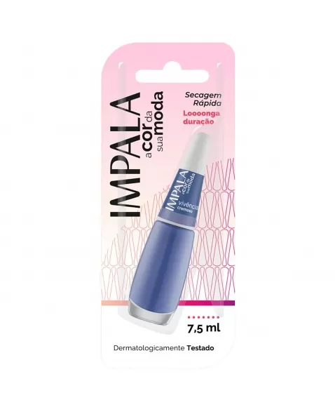 ESMALTE PARA UNHAS IMPALA BLISTER VIVÊNCIA CREMOSO 7,5ML