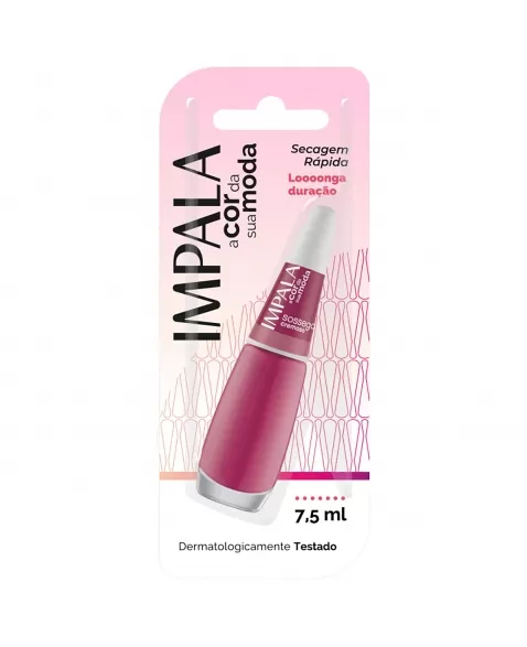 ESMALTE PARA UNHAS IMPALA BLISTER SOSSEGO CREMOSO 7,5ML
