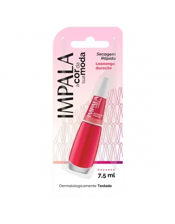 ESMALTE PARA UNHAS IMPALA BLISTER ATRAÇÃO CREMOSO 7,5ML