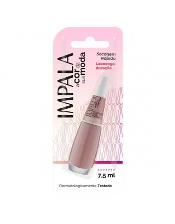 ESMALTE PARA UNHAS IMPALA BLISTER CHAMEGO MEU CREMOSO 7,5ML
