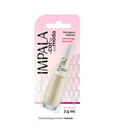 ESMALTE PARA UNHAS IMPALA BLISTER LEMBRANÇAS PEROLADO 7,5ML