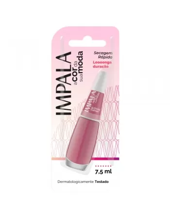 ESMALTE PARA UNHAS IMPALA BLISTER ADMIRE CREMOSO 7,5ML